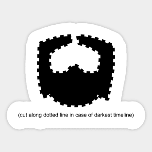 Darkest Timeline Emergency Kit Sticker